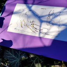 Lade das Bild in den Galerie-Viewer, Das Einhorn im Osternest – BK 07/VIII Kunstdruck