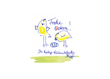 Lade das Bild in den Galerie-Viewer, Die lustige Kükenbande - Karte