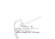 Lade das Bild in den Galerie-Viewer, Weihnachtseinhorn - Karte